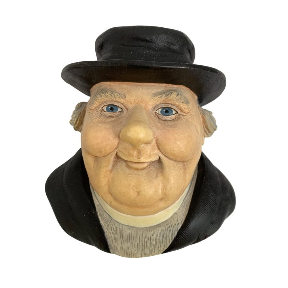 VTG Bossons Wall Sculpture Decor The Parson 1995 Hand Paint England 5 x 5 7138